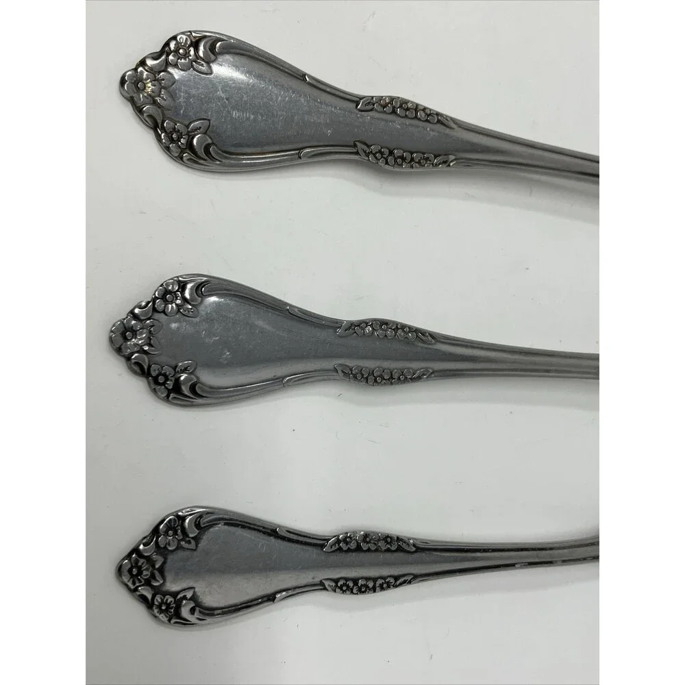 Oneida MANSFIELD Amadeus Stainless 3 Piece Set Wm A Rogers Flatware Fork Spoons